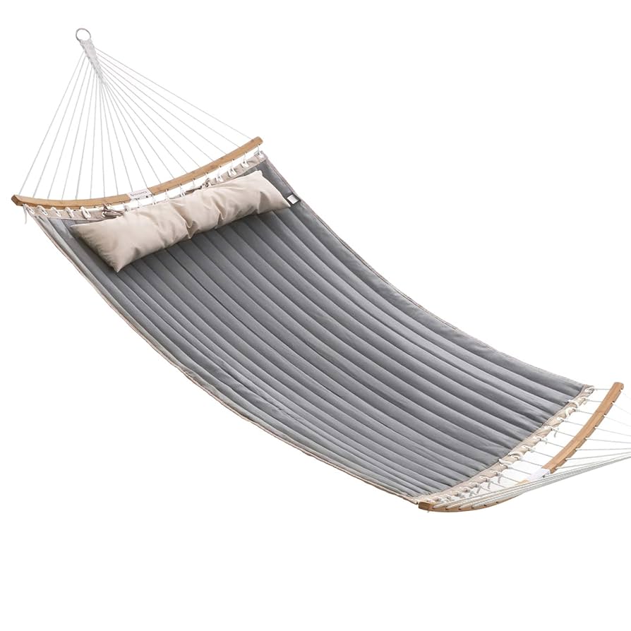 Amazon.com : SONGMICS Hammock, Quilted Hammock with Curved
